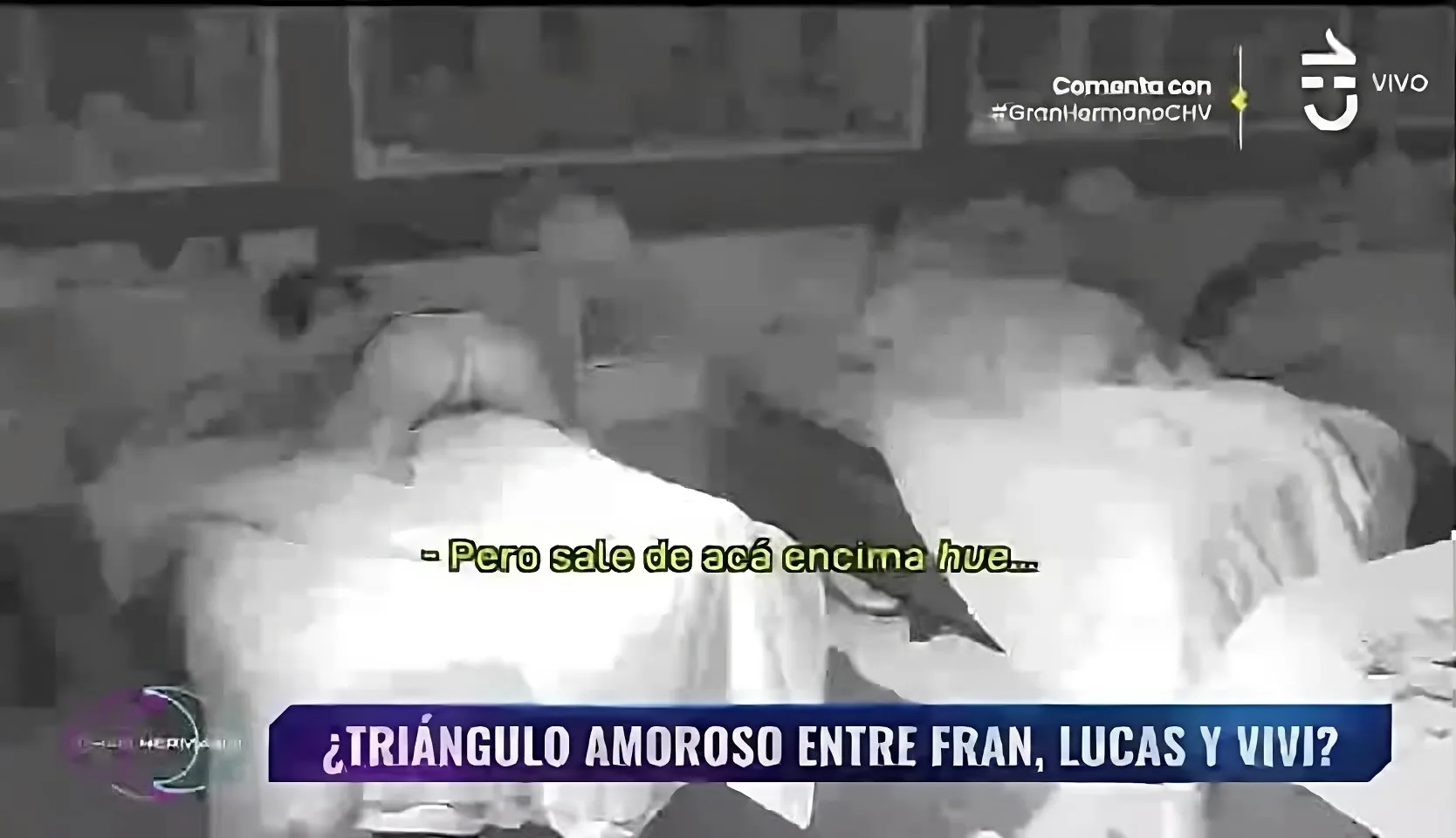 Imagen de uno de los videos que se ha viralizado con Fran Maira cometiendo acoso contra Lucas Crespo en Gran Hermano