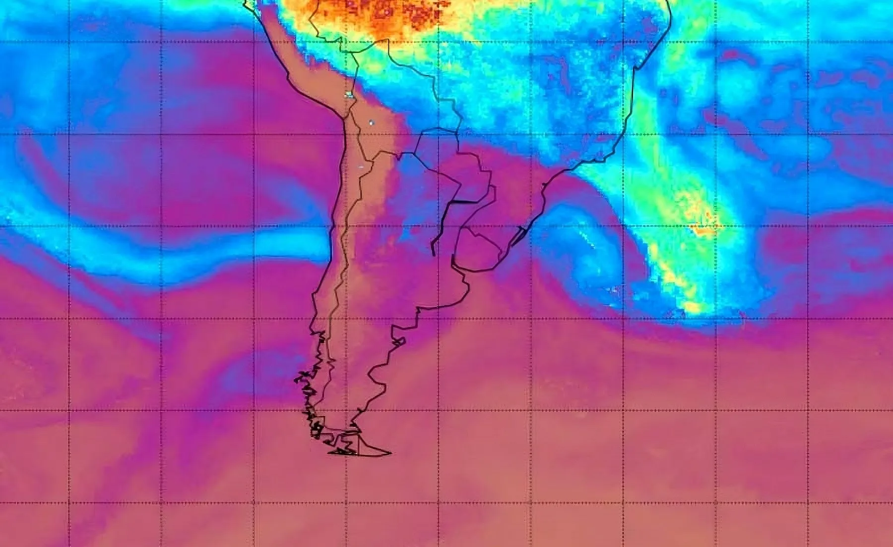 Un río atmosférico afectará a las zonas centro y sur
