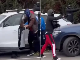 Imágenes del video de la violenta encerrona contra una adulta mayor de 70 años en Colina