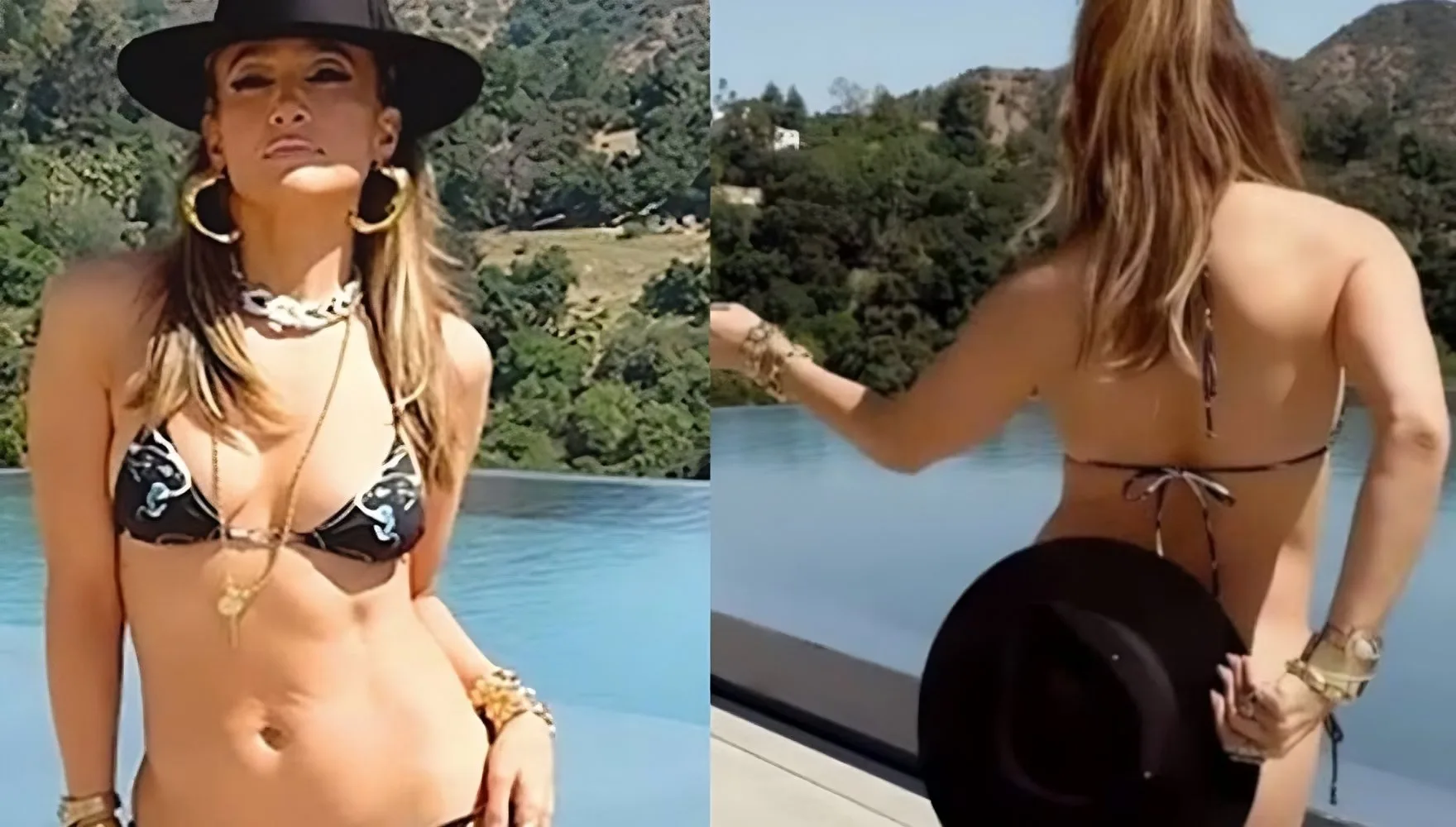 Jennifer López impactó con su figura a sus 54 años