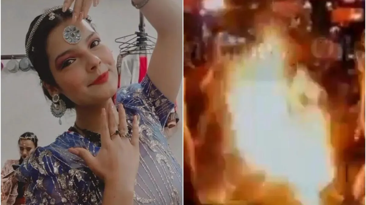 Artista colombiana sufre graves quemaduras tras accidente en espectáculo de fuego.