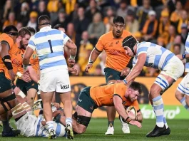 Pumas y Australia empatan 0-0 en un intenso duelo del Rugby Championship en La Plata.