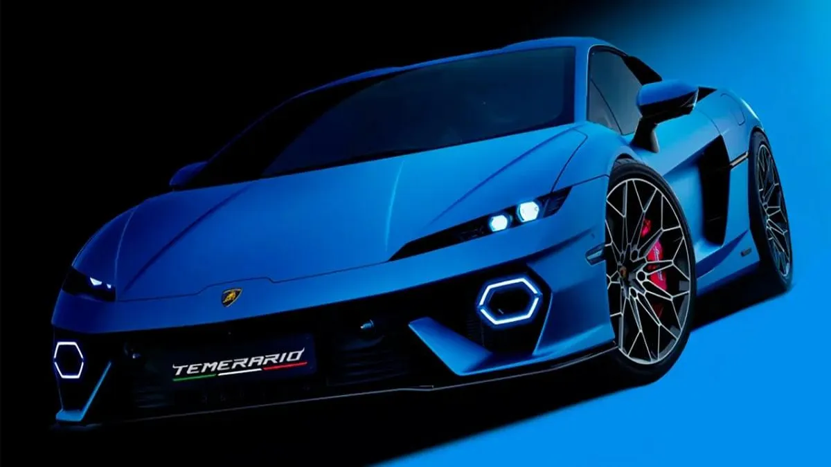 Temerario: el nuevo híbrido de Lamborghini con interior inspirado en una cabina de avión.