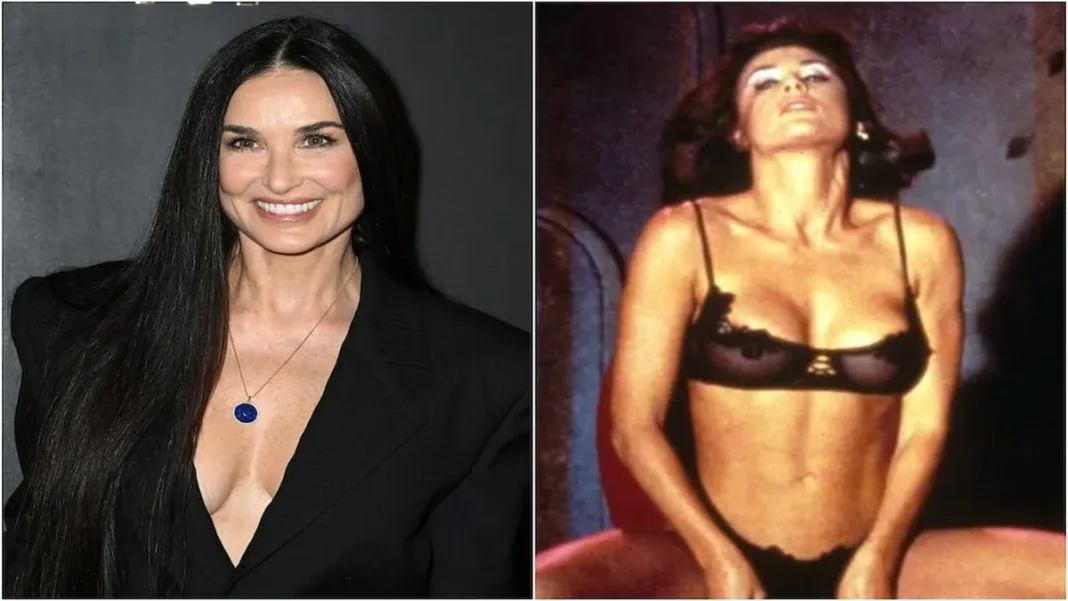 Demi Moore revive la icónica escena de Striptease
