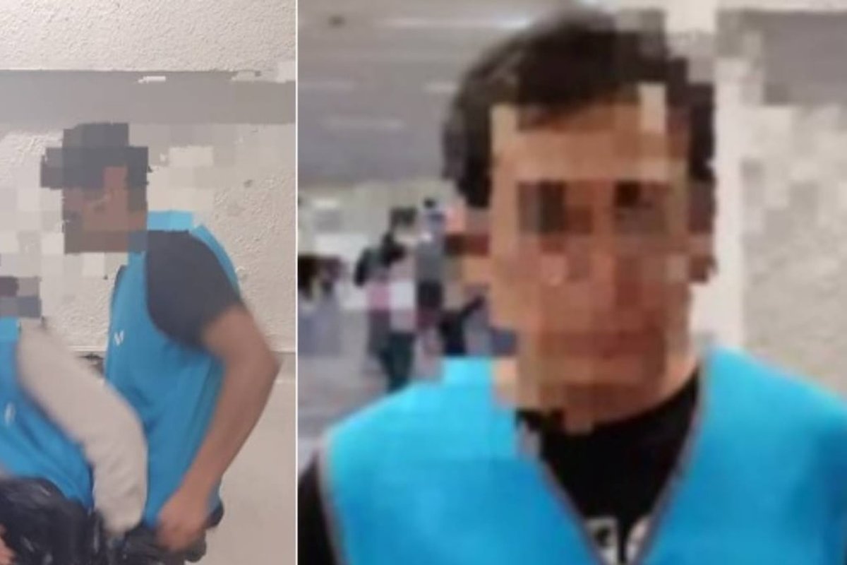 Trabajadores en el Metro de México generan controversia tras ser sorprendidos en acto sexual.