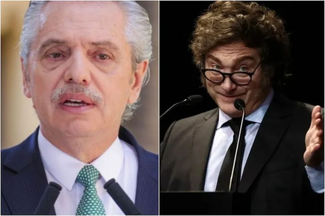 Milei arremete contra Fernández en medio de acusaciones de violencia de género.
