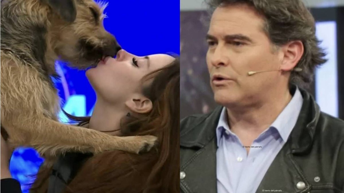 Sebastián Jiménez advierte sobre los riesgos de besar a los perros. ¡Cuidado!