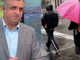¿Nuevo temporal a la vista? Iván Torres prevé lluvias en Santiago hoy.
