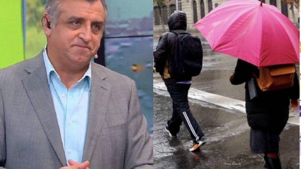 ¿Nuevo temporal a la vista? Iván Torres prevé lluvias en Santiago hoy.