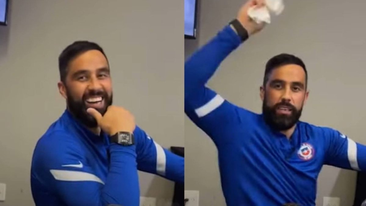 Mauricio Isla "abuchea" a Colo Colo y recibe un reto inesperado de Claudio Bravo.