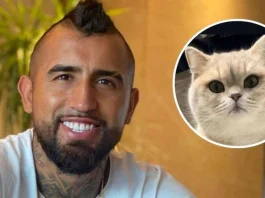 Arturo Vidal y su pareja celebran el regreso de su gato perdido tras ofrecer recompensa.