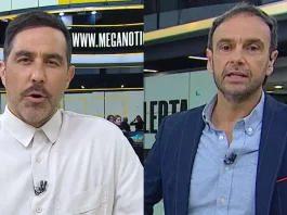 Claudio Bravo sorprende al conducir Meganoticias Alerta en su etapa cesante.