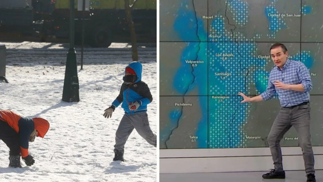 Chubascos y nieve en Santiago: Alejandro Sepúlveda advierte sobre el clima inminente. Chubascos y nieve en Santiago: Alejandro Sepúlveda advierte sobre el clima inminente.
