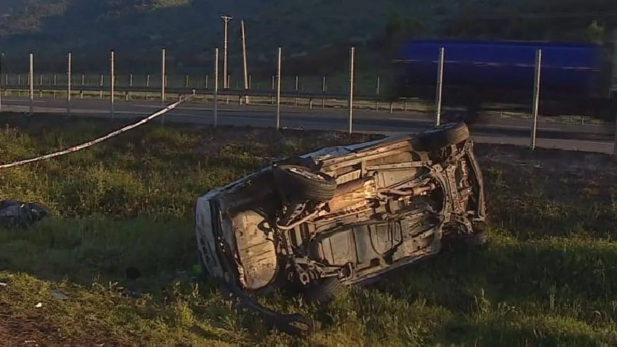 Trágico accidente en la Ruta 68: un fallecido y dos heridos en el siniestro. Trágico accidente en la Ruta 68: un fallecido y dos heridos en el siniestro.