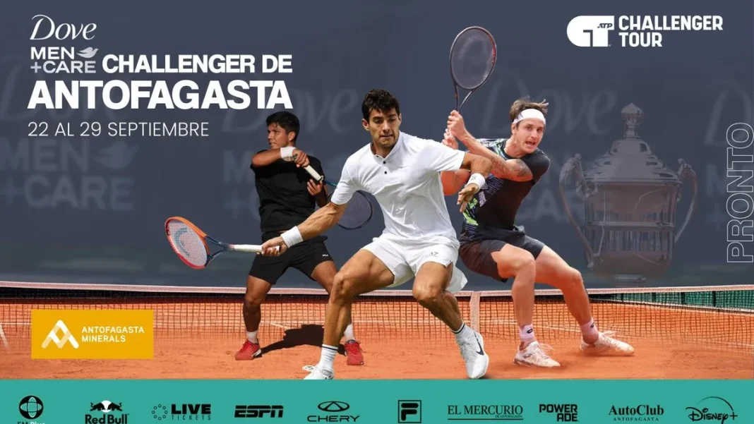 Cristian Garín lidera el regreso del circuito Dove Men+Care a Antofagasta.