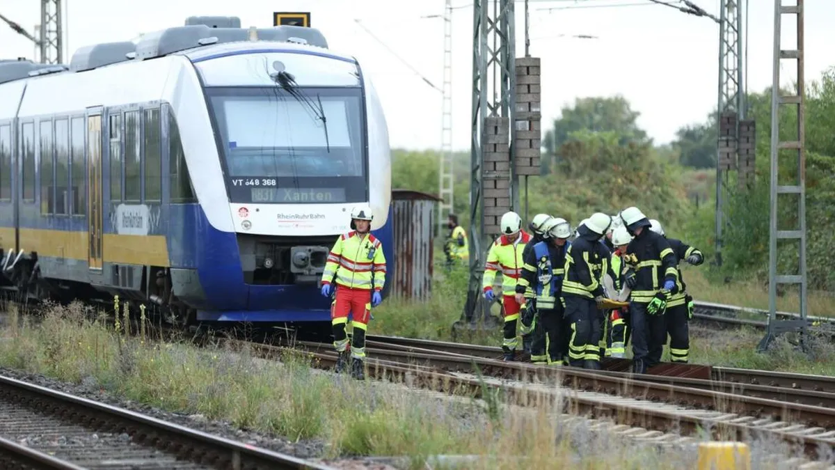 Accidente ferroviario en Alemania: al menos 14 heridos