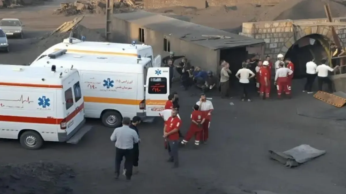 Tragedia en Irán: más de 50 muertos por explosión de gas en mina de carbón.