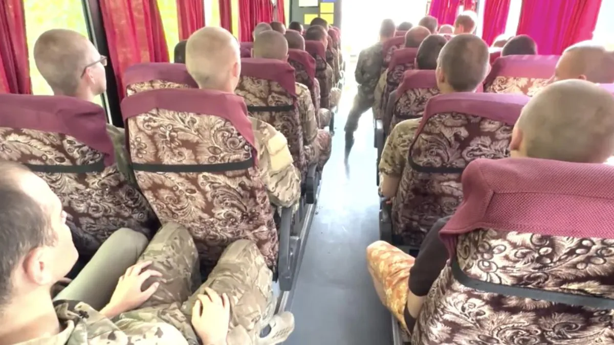 Rusia y Ucrania intercambian 206 prisioneros