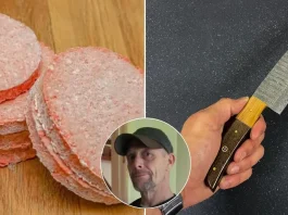 Trágico accidente: hombre fallece al intentar separar hamburguesas congeladas.