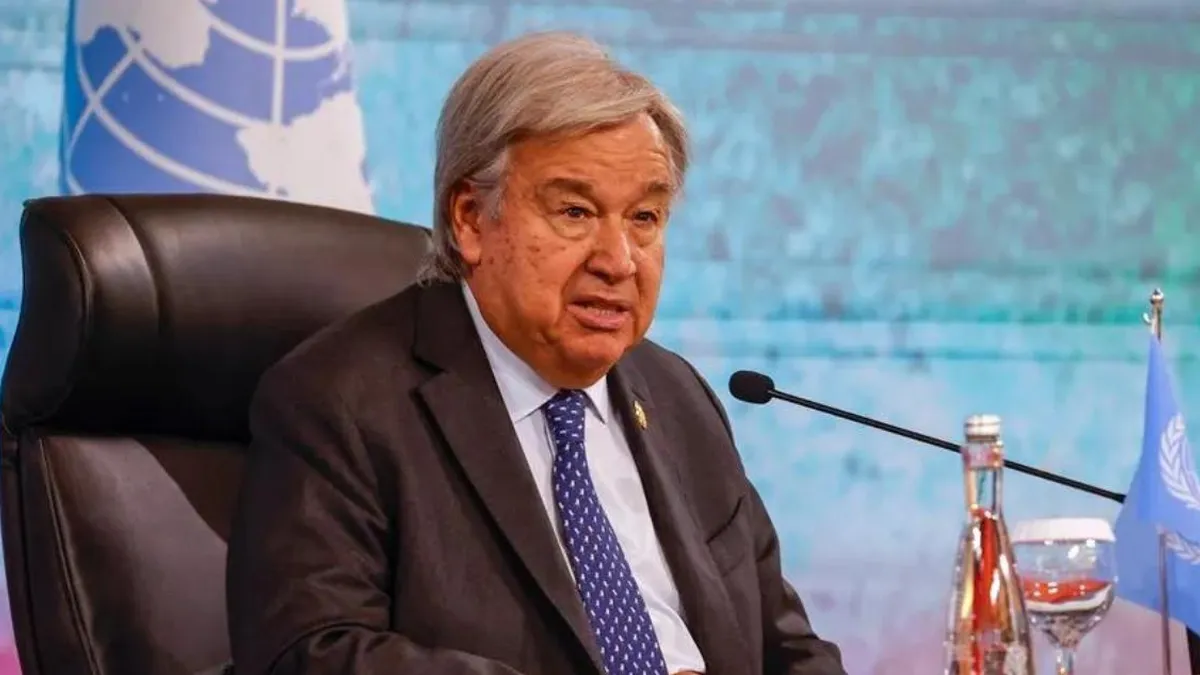 Guterres destaca la urgencia de enfrentar los tres males que amenazan nuestro mundo. Guterres destaca la urgencia de enfrentar los tres males que amenazan nuestro mundo.