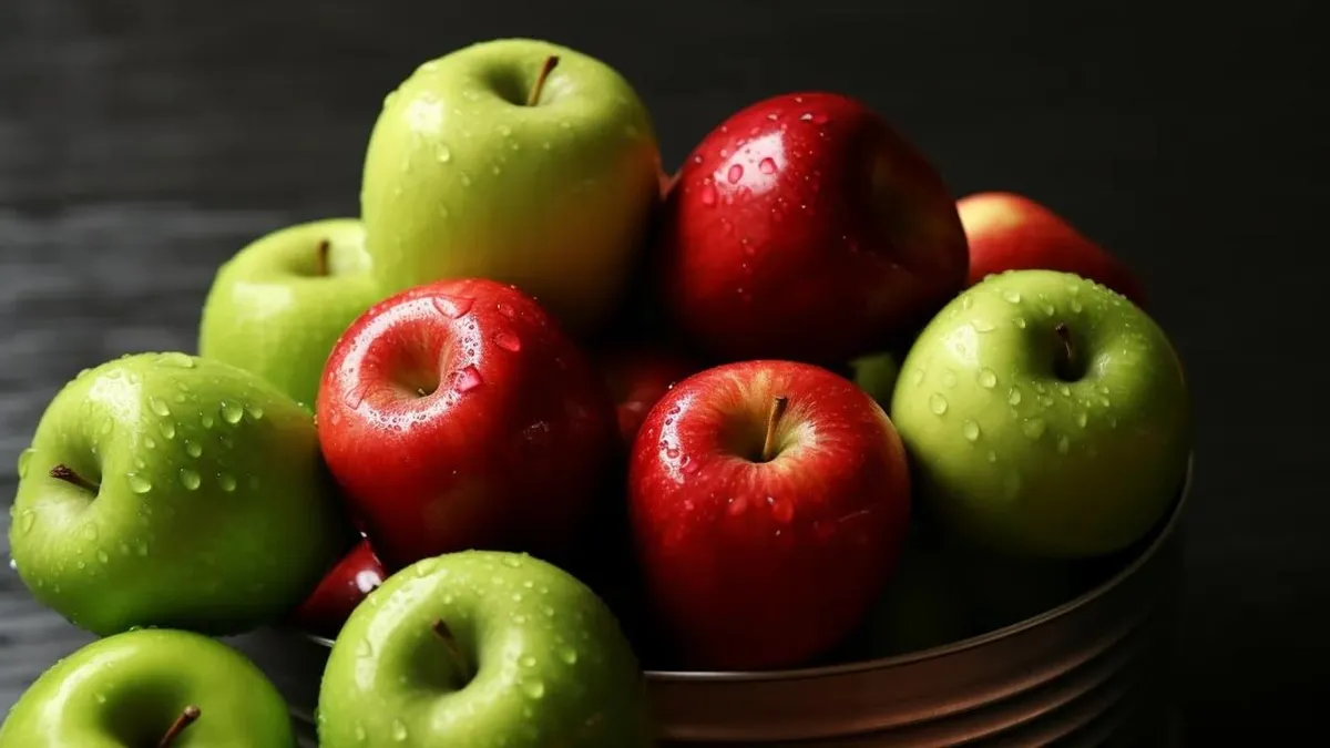 Descubre las diferencias nutricionales entre la manzana roja y la verde. Descubre las diferencias nutricionales entre la manzana roja y la verde.