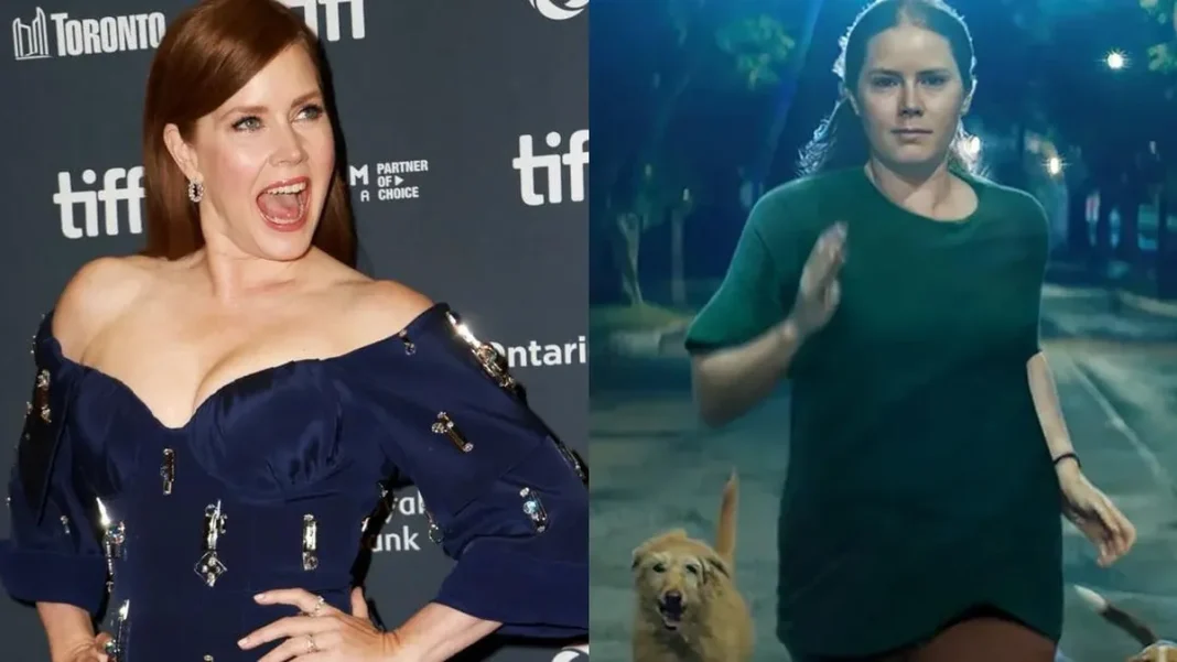 Amy Adams se siente maravillosa a los 50 en el estreno de su nueva película.