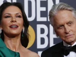 Catherine Zeta-Jones celebra el cumpleaños de Michael Douglas con una foto provocativa.