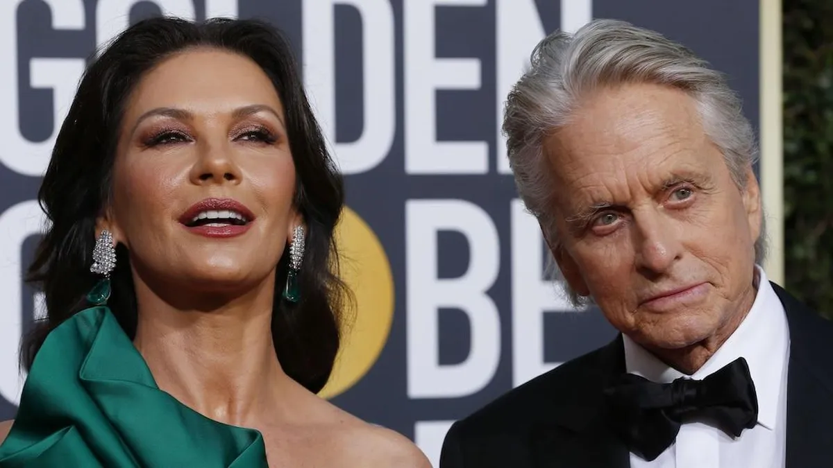 Catherine Zeta-Jones celebra el cumpleaños de Michael Douglas con una foto provocativa.
