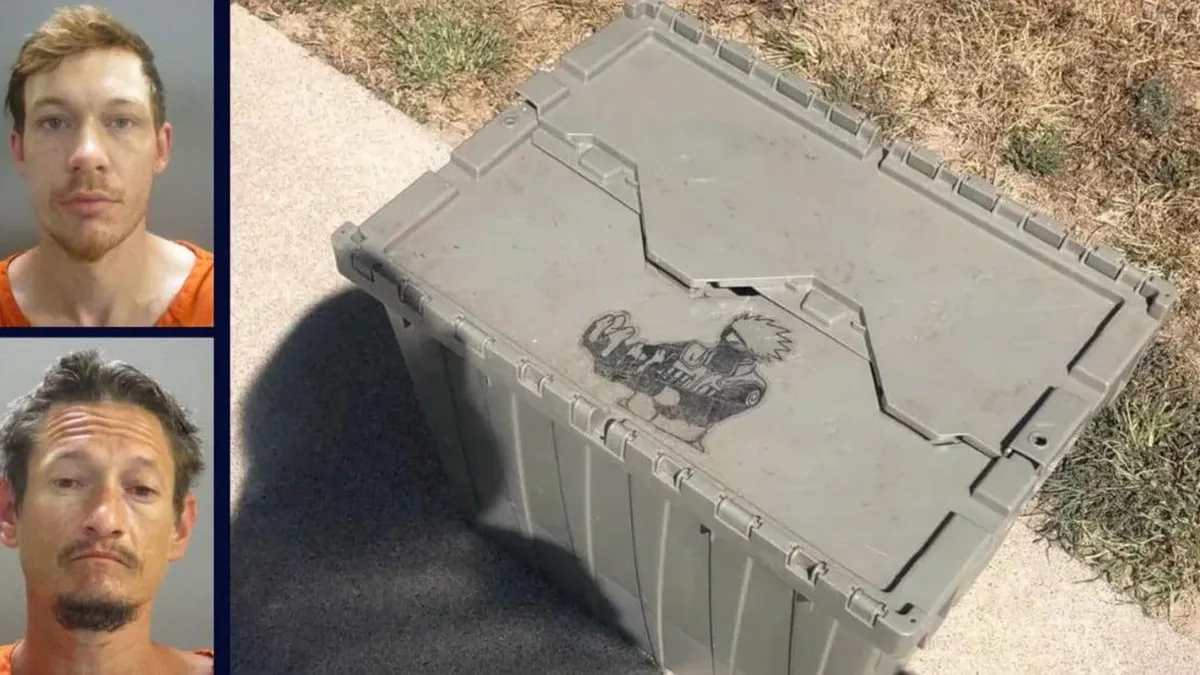 Ocho cachorros mueren de calor en un contenedor; dos hombres arrestados por maltrato.