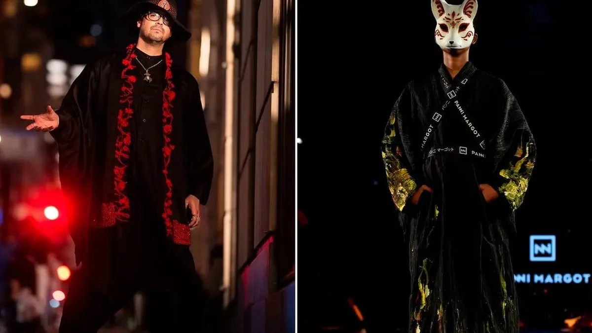 Panni Margot brilla en NYFW con su colección inspirada en dioses japoneses.