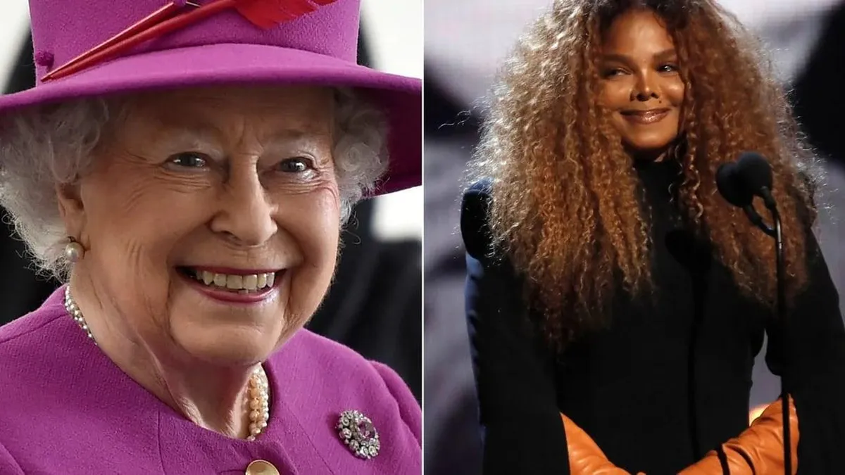 Janet Jackson rememora su incómodo encuentro con la Reina Isabel II.
