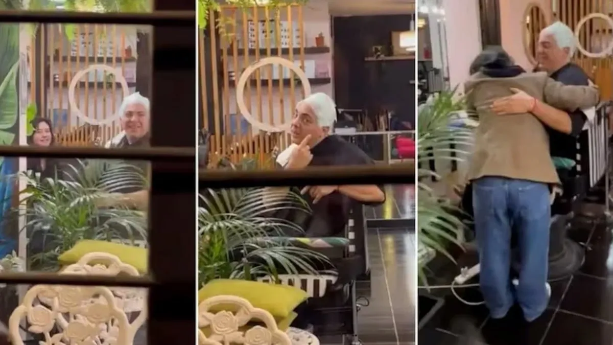 Cristian Castro sorprende en peluquería; su viral comentario: “Quería un beso”.