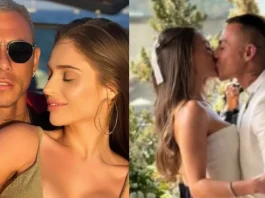 Eduardo Vargas y Juliana Peixoto celebran su amor en una hermosa ceremonia de boda.
