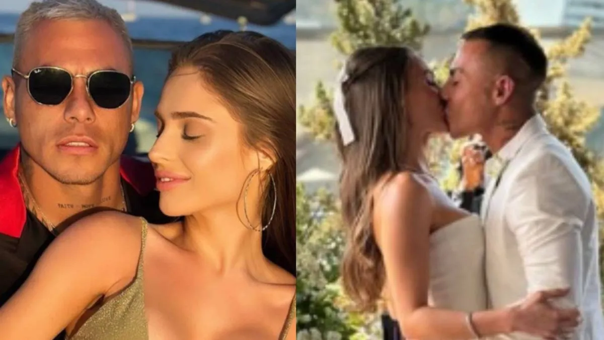 Eduardo Vargas y Juliana Peixoto celebran su amor en una hermosa ceremonia de boda.