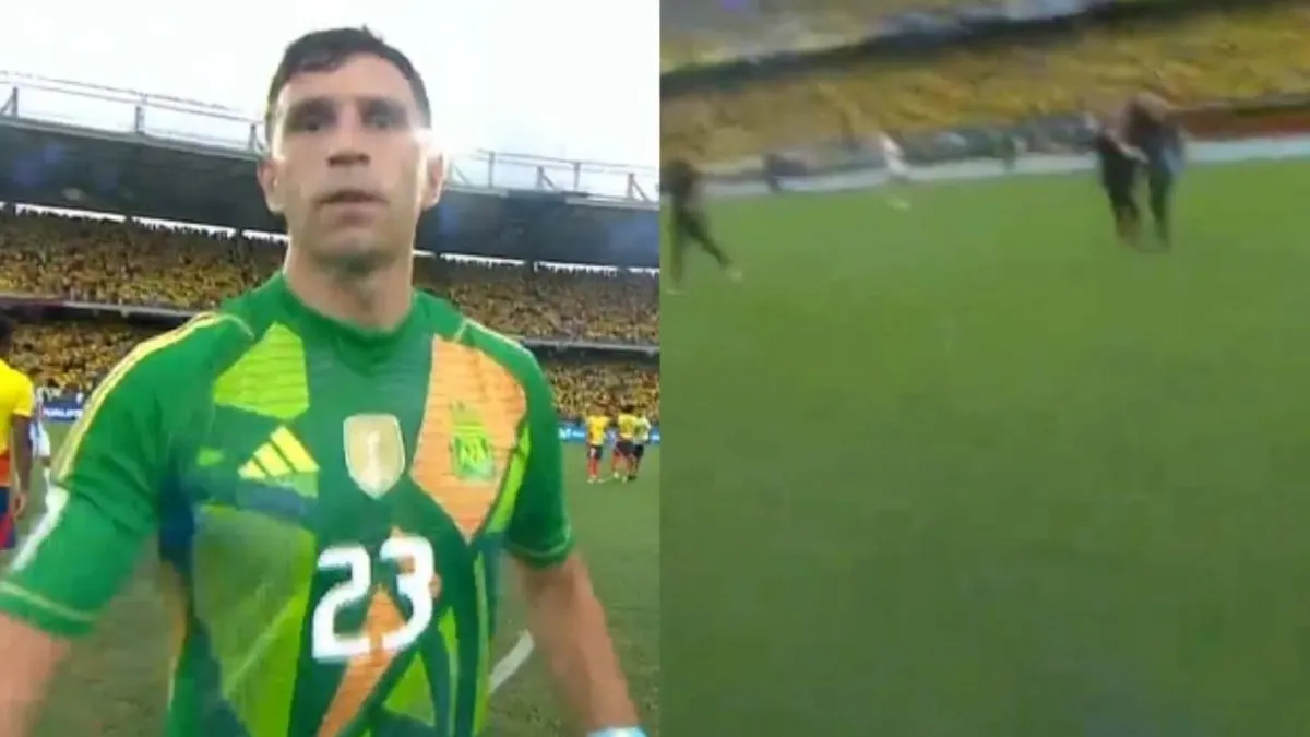 Dibu Martínez en el centro de la polémica tras su actuación en el partido contra Colombia.