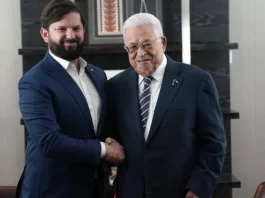 Comunidad Judía critica a Boric tras su reunión con el Presidente de Palestina.