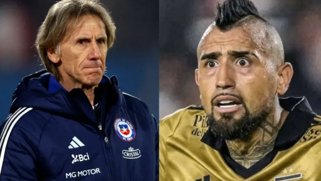 Ricardo Gareca sorprende al dejar fuera a Arturo Vidal de la nómina de la Roja.