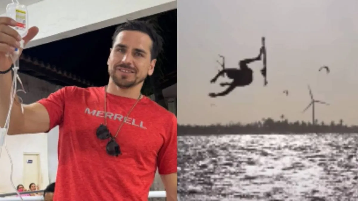 Pangal Andrade vive un momento de tensión tras una caída en Brasil. ¡Mira el video!