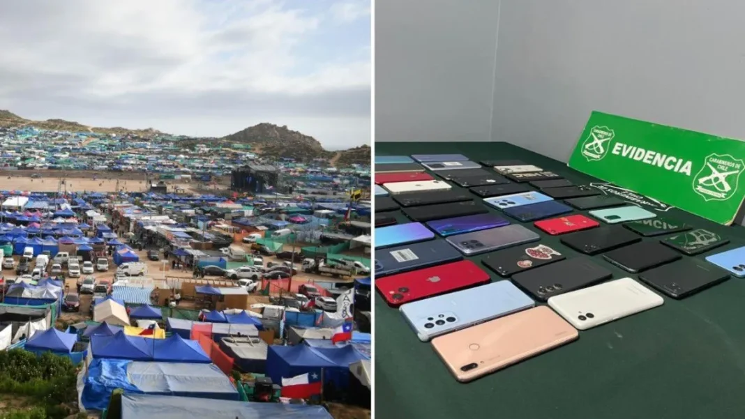 Recuperan 55 celulares robados en La Pampilla: 40 detenidos en celebraciones de Coquimbo.