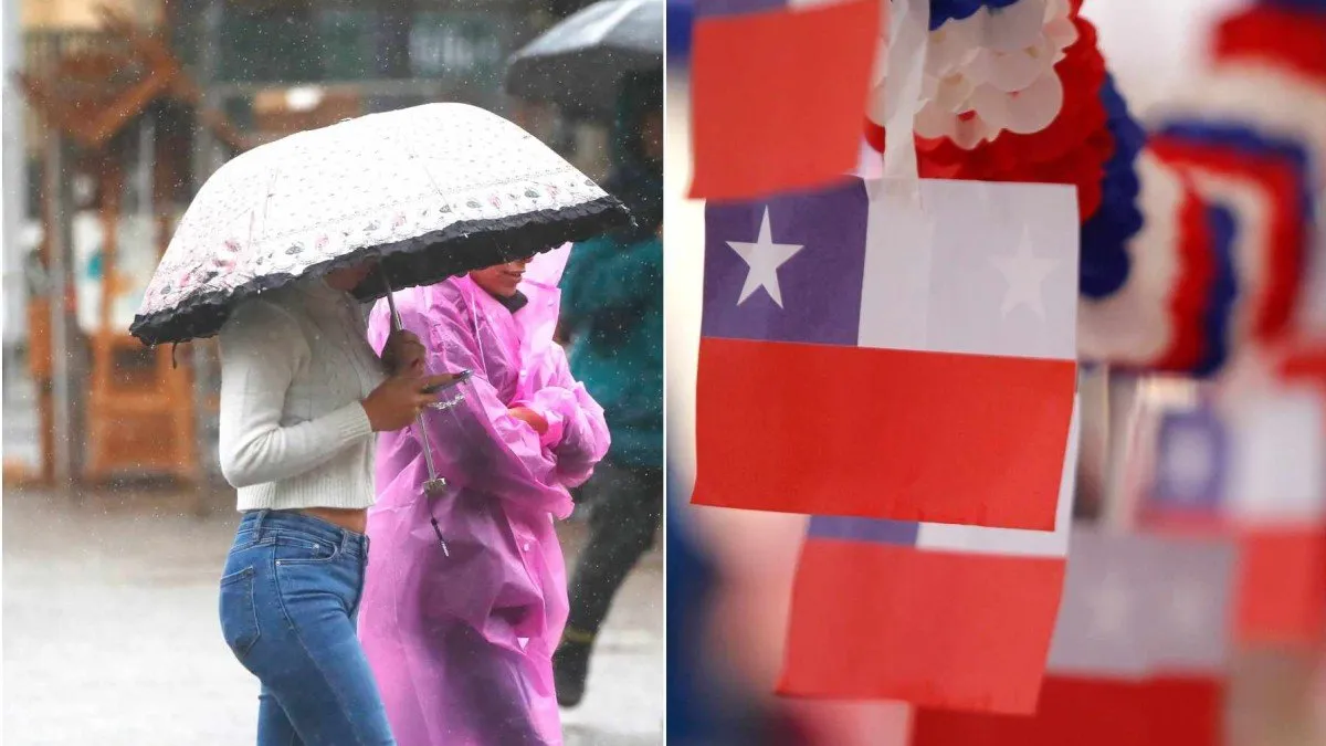 Pronóstico de lluvias en Santiago para Fiestas Patrias: ¿qué esperar?