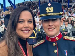 Emoción y orgullo: la periodista de Mega destaca el papel de su hermana en la Parada Militar.