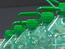 Transforma un bidón de agua vacío en un elegante florero para tu living. ¡Inspírate!