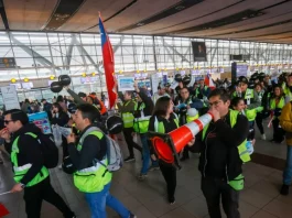 Fin de la huelga en el Aeropuerto Nuevo Pudahuel: trabajadores regresan a sus labores.