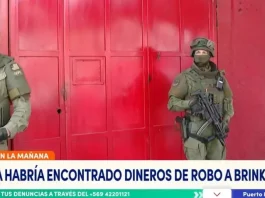 Operativo de Carabineros en Cerro Navia tras hallazgo de dinero del asalto a Brinks.