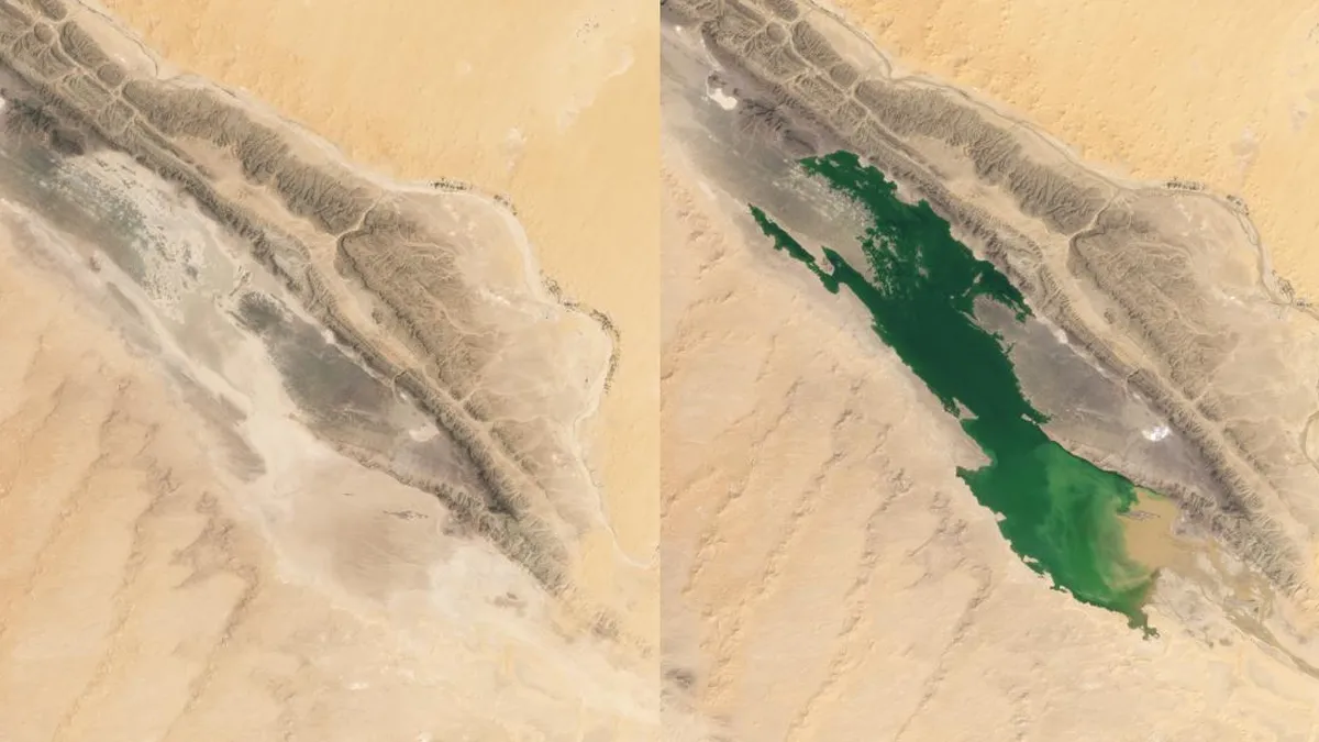 Lagos emergen en el desierto del Sahara: un fenómeno sorprendente