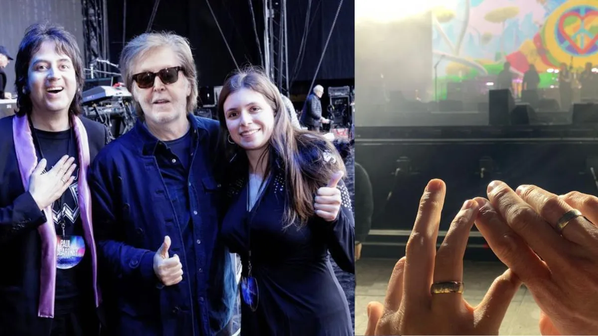 Paul McCartney bendice a pareja chilena en su camino hacia el altar.