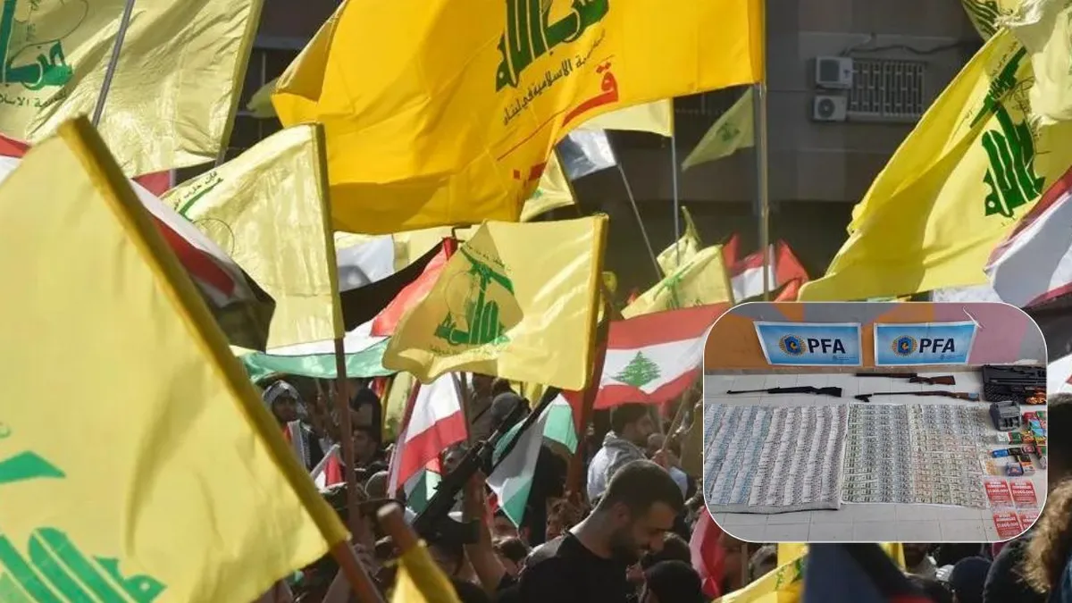 Cuatro detenidos en Argentina por presunto financiamiento de Hezbolá por US$1