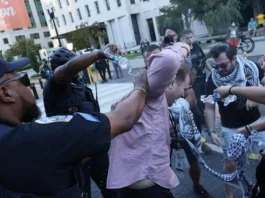 Protesta en la Casa Blanca: hombre intenta prenderse fuego por Palestina y Líbano.