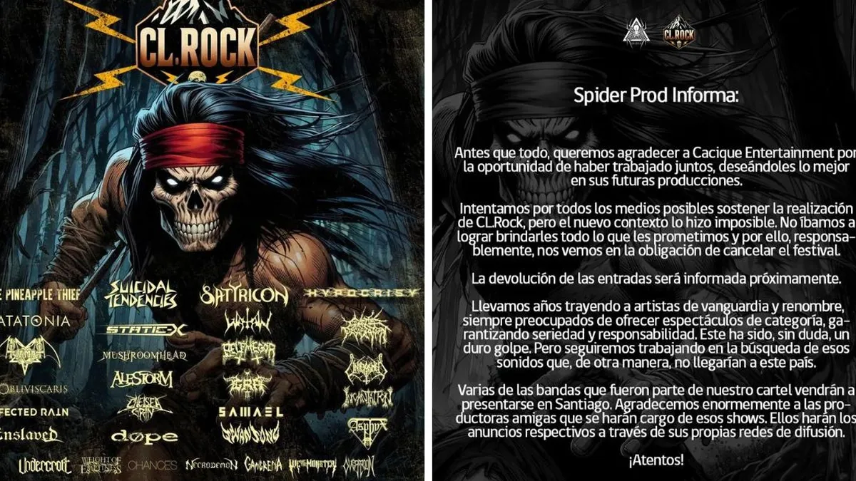 La productora de CL.Rock 2024 anuncia la cancelación del festival