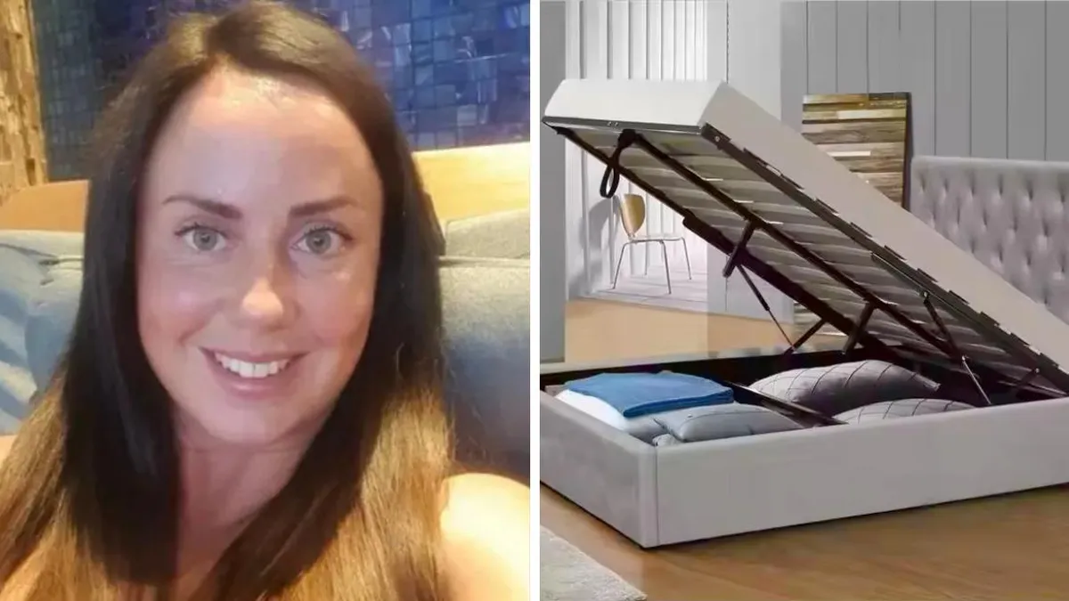 Tragedia en Inglaterra: mujer muere asfixiada entre colchón y base de cama.